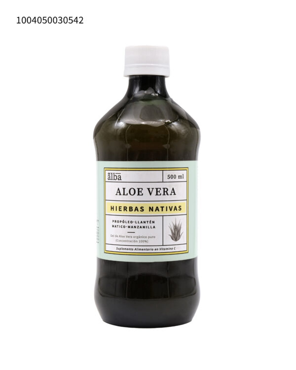 Aloe Vera Hierbas Nativas - 500 ml Apicola del alba