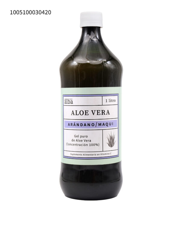 Aloe Vera Arándano / Maqui - 1 litro (Vegano)Apicola del alba
