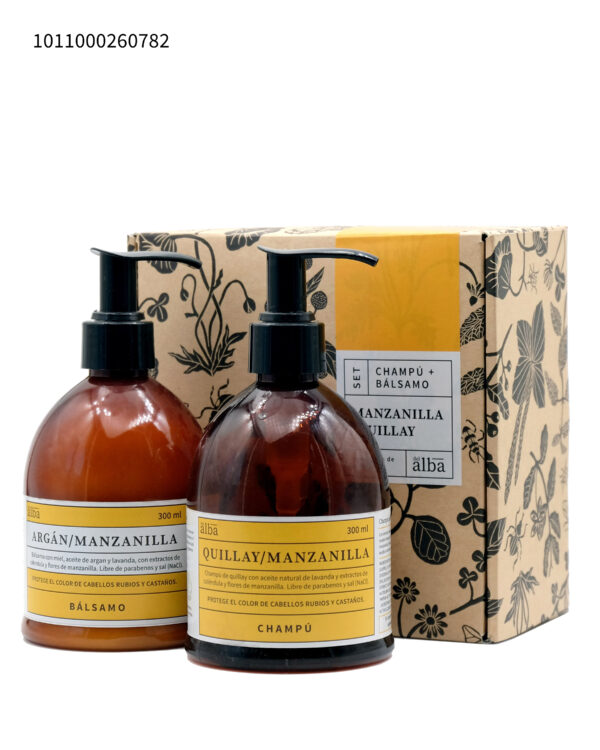 Pack Shampoo+Balsamo MANAZANILLA+QUILLAY